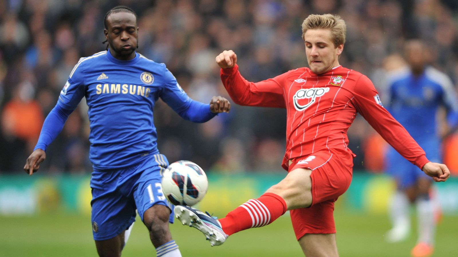 Victor Moses was the hardest for Luke Shaw.