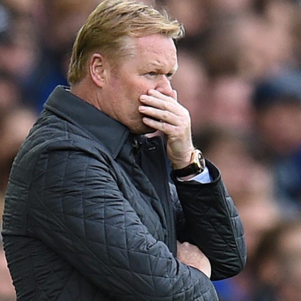 On Sunday, former Everton boss and Southampton boss Ronald Koeman fell ill  