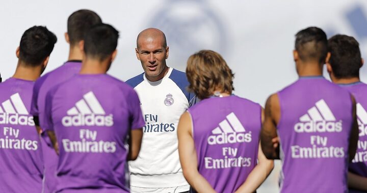 Zinedine Zidane is happy to see the players in good shape  