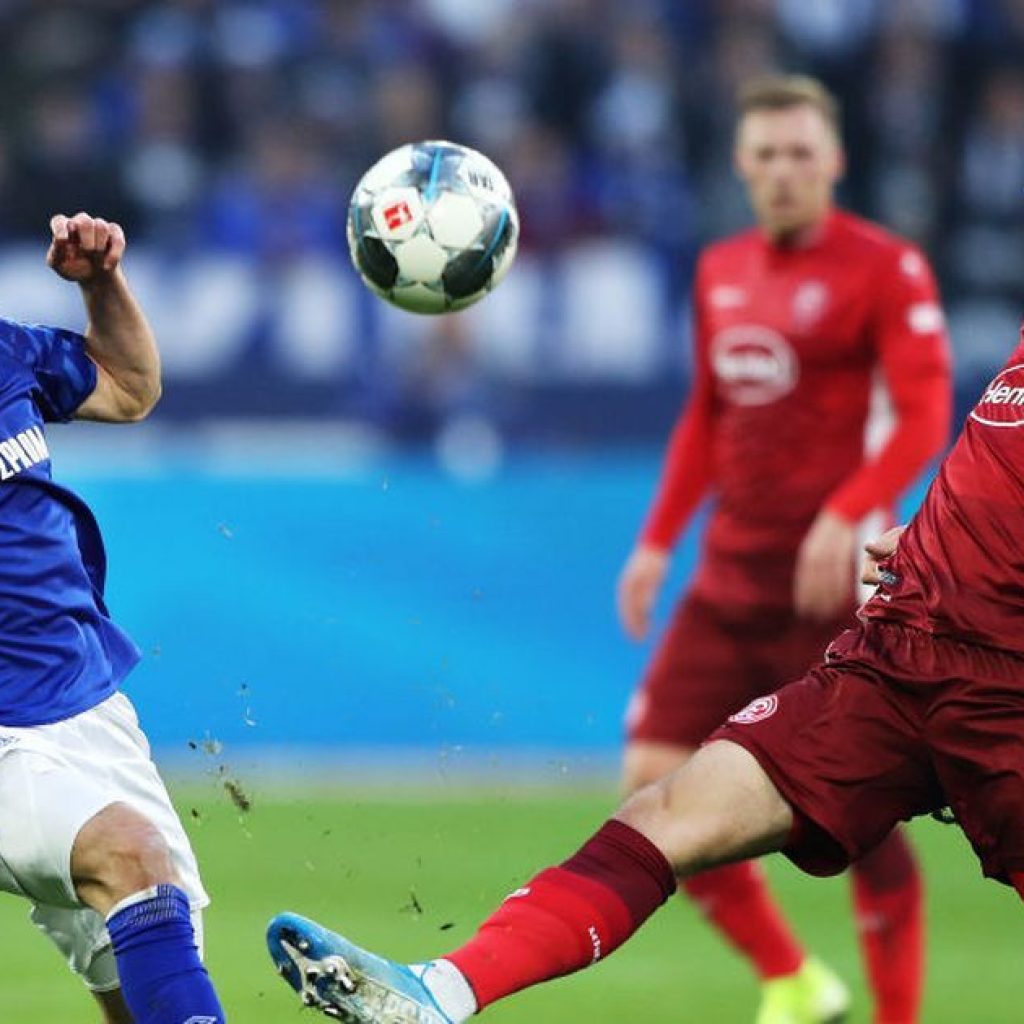Baumgartner scored twice in Hoffenheim 's win over FC Koln, Dusseldorf beat Schalke  