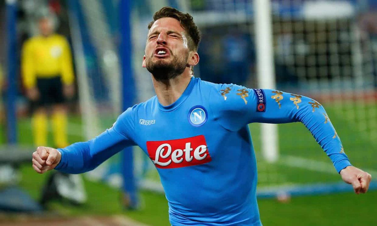 Napoli forwards Dries Mertens is set to sign a new two-year deal with the club  
