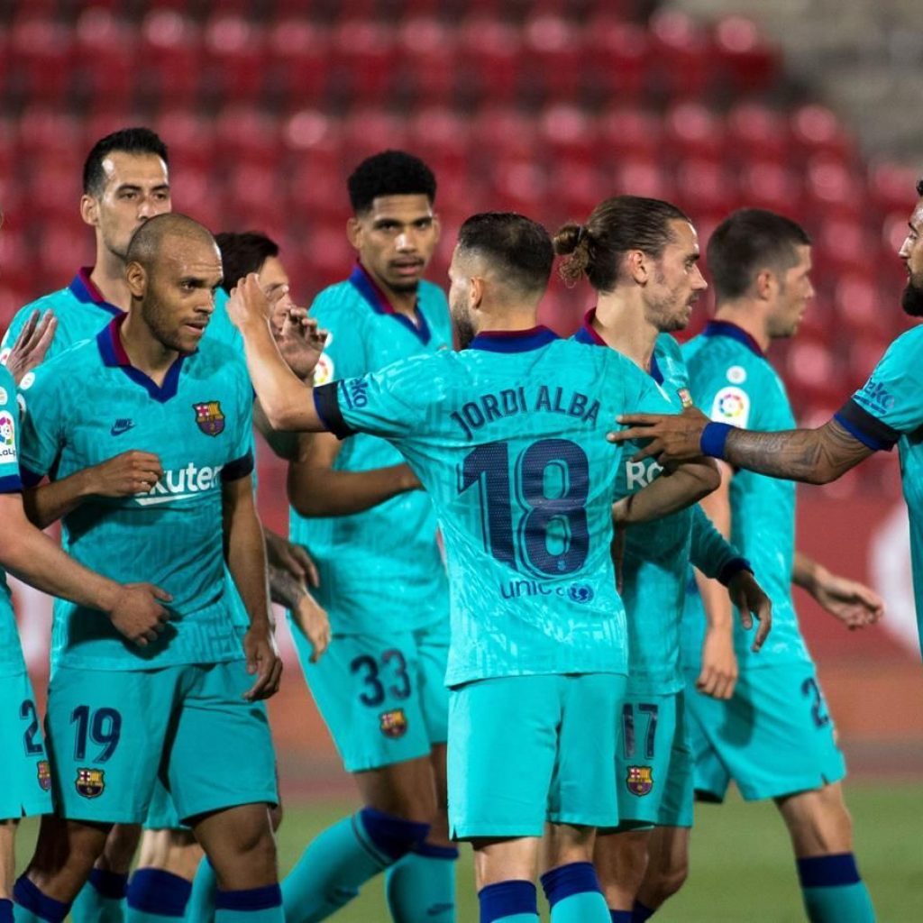 All on target as Barcelona beat Real Mallorca to make a win  