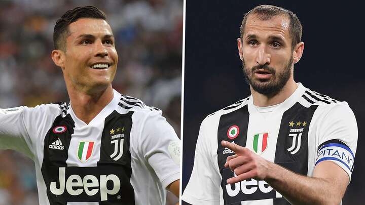 Chiellini was pleased to be with ‘champion’ Ronaldo