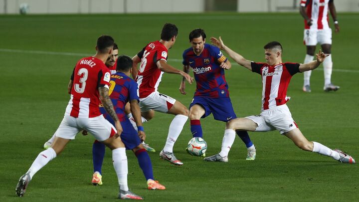 Barca obtained their win over Athletic Bilbao