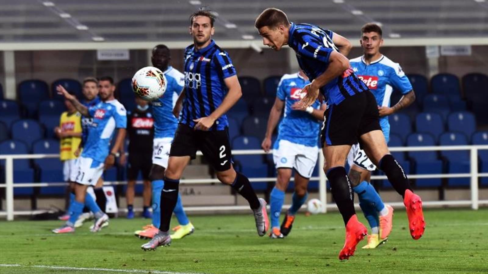 Atalanta swept away 15 points and won a 2-0 victory