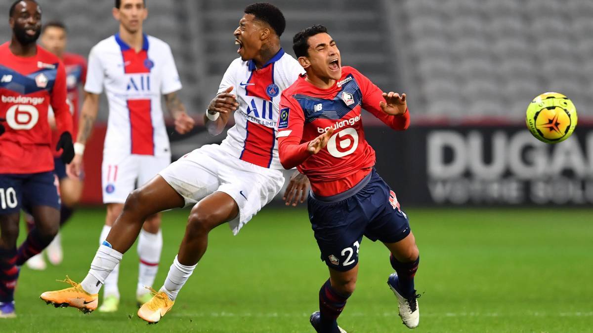 Lille OSC remains top of the Ligue 1 table after a goalless draw with PSG