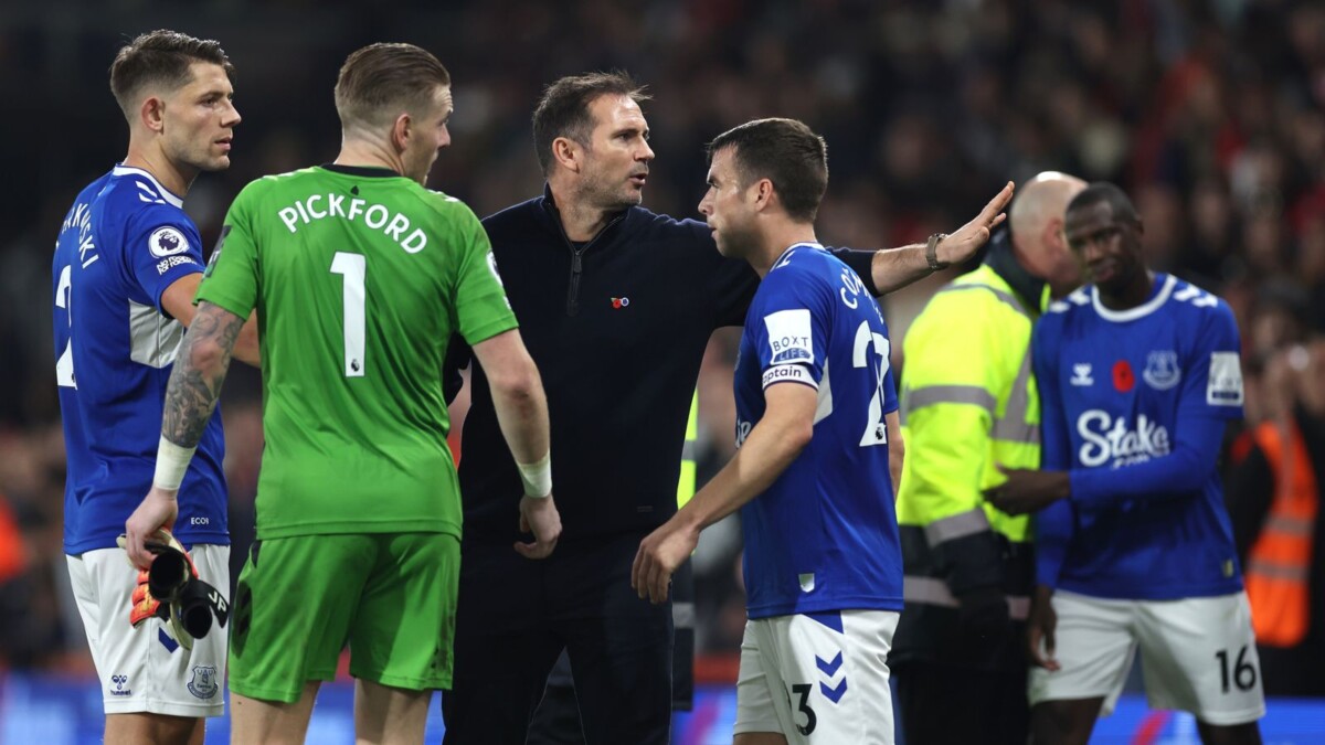 Frank Lampard: Everton fans were right to be unhappy