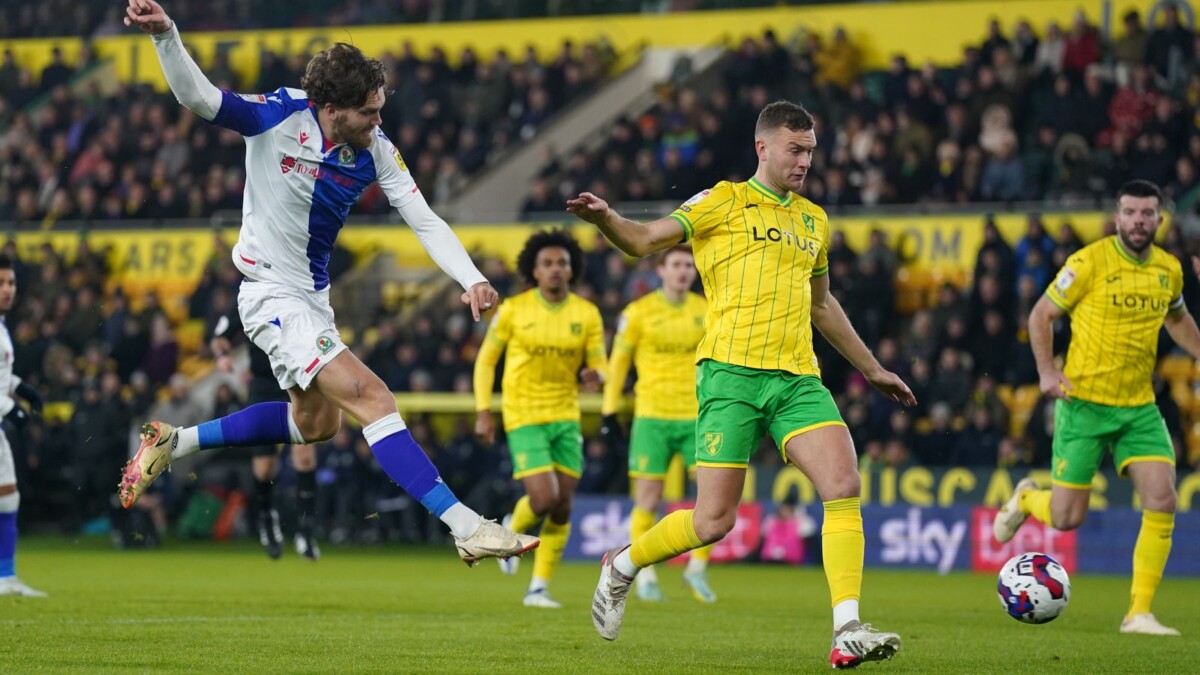 Football Scores: Norwich City 0-2 Blackburn Rovers