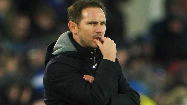 Everton sack head coach Frank Lampard