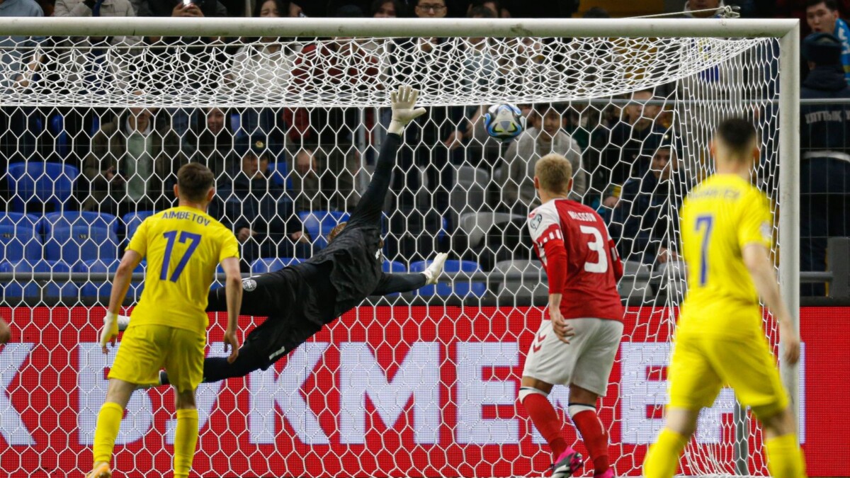 Football Scores: Kazakhstan 3-2 Denmark