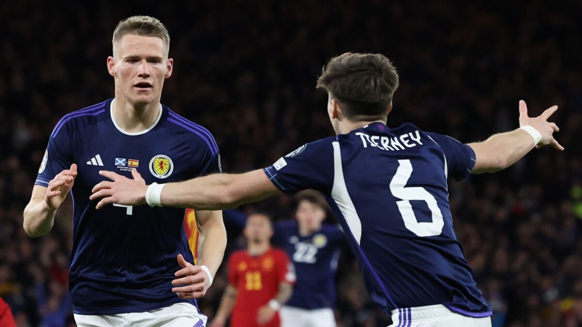 Football Scores: Scotland 2-0 Spain