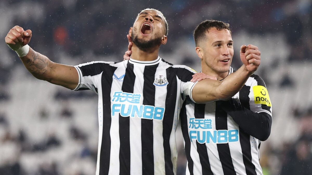 Football Results: West Ham 1-5 Newcastle