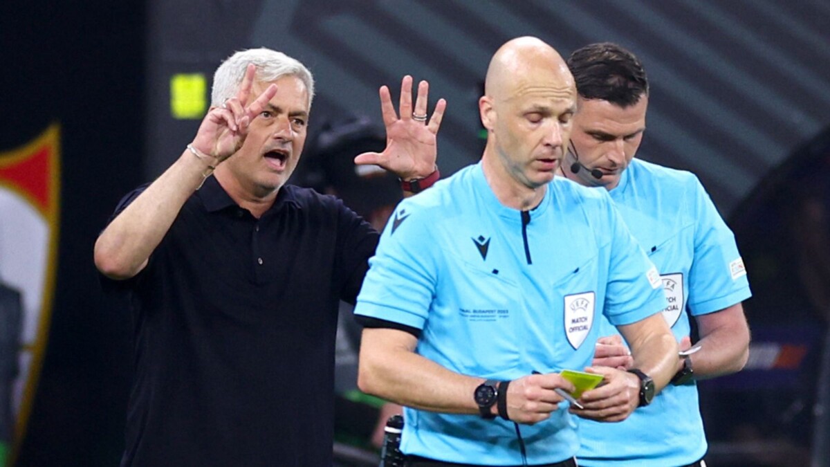 Jose Mourinho charged by UEFA after Anthony Taylor abuse